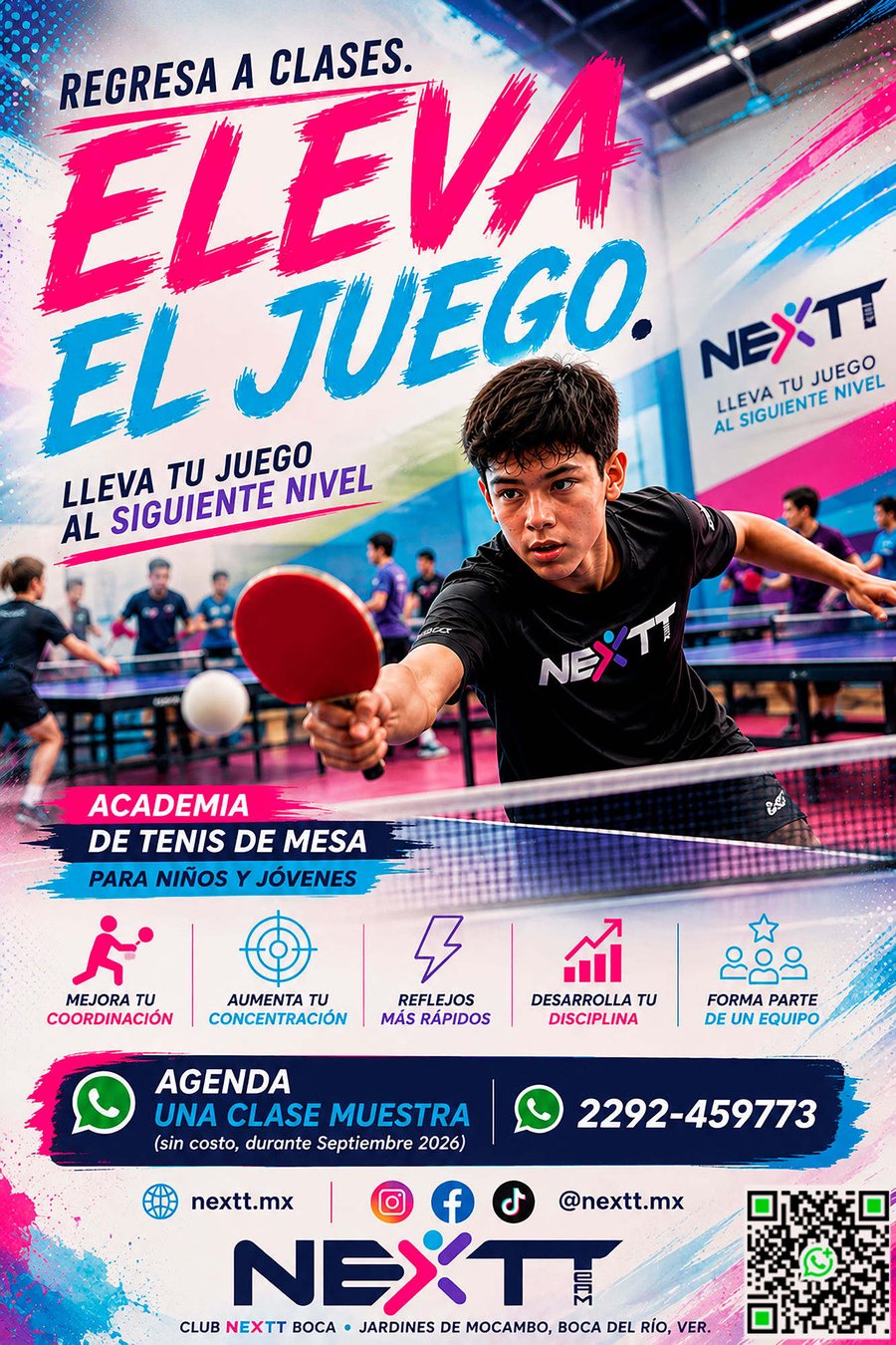 Academia de Tenis de Mesa para Niños y Jóvenes — NEXTT