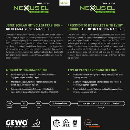 GEWO Nexxus EL Pro 45 SuperSelect
