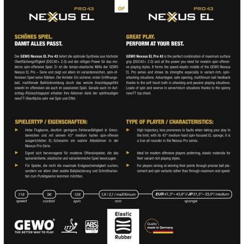 GEWO Nexxus EL Pro 43